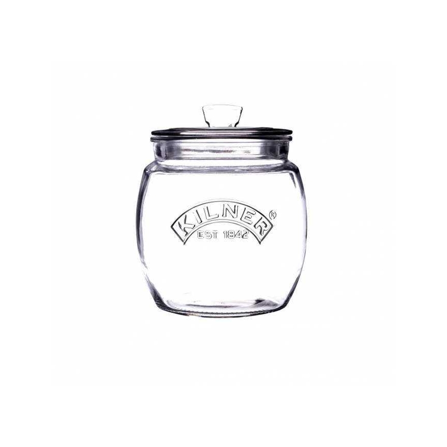 Стеклянный контейнер для хранения с крышкой PUSH TOP 0.85L / Kilner