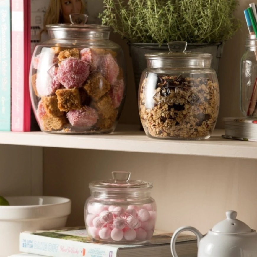 Stikla uzglabāšanas trauks ar vāku PUSH TOP 0.85L / Kilner – 2