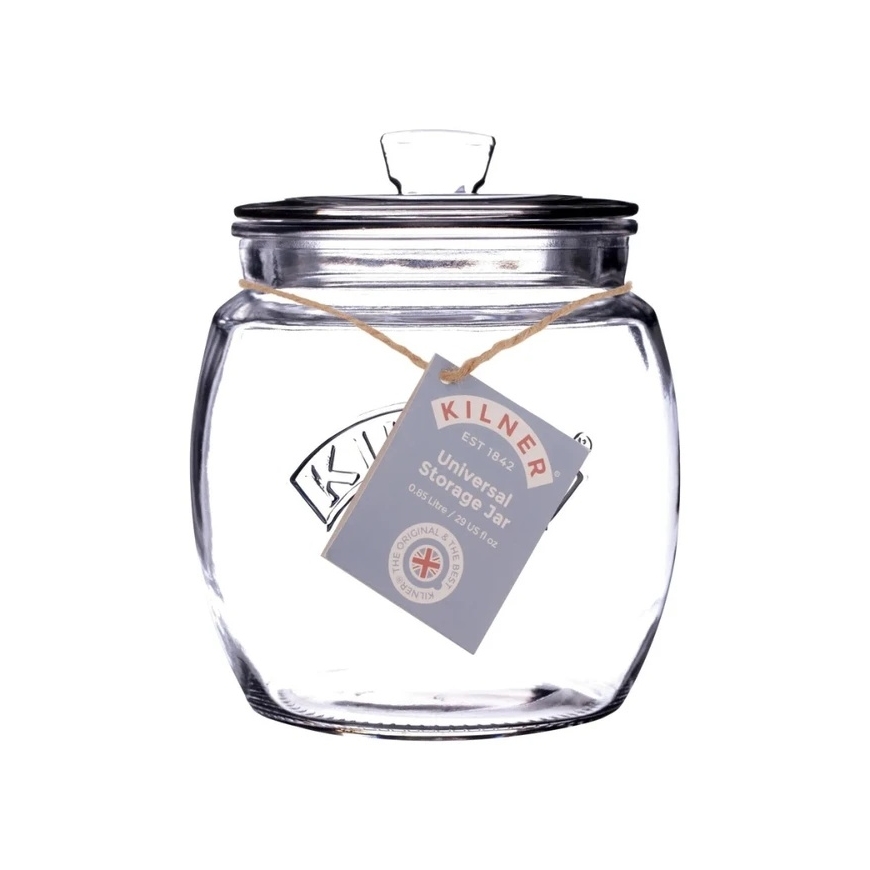 Glass storage container with lid PUSH TOP 0.85L / Kilner – 4