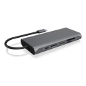 ICY BOX IB-DK4050-CPD Wired USB 3.2 Gen 1 (3.1 Gen 1) Type-C Anthracite ICY BOX IB-DK4050-CPD Wired USB 3.2 Gen 1 (3.1 Gen 1) Type-C Anthracite