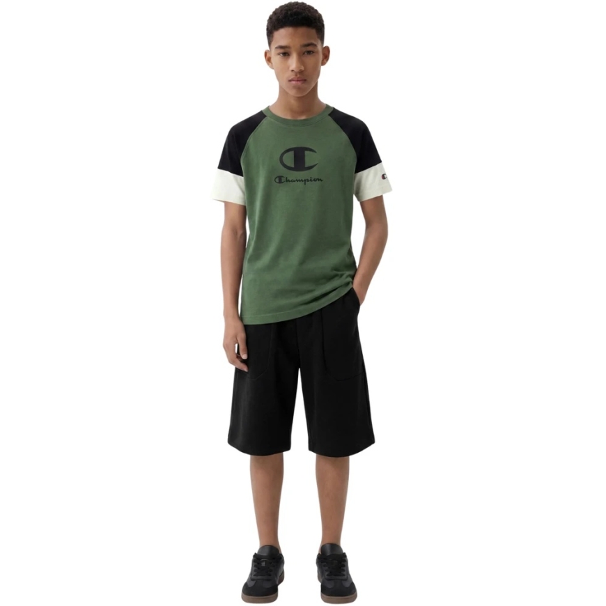 Champion SS Tee for Kids Green 307719 GS548 (L) – 4