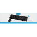 Sandberg 631-23 tastatūra Pele iekļauta Mājas/Biroja RF Bezvadu QWERTY Angļu Melns