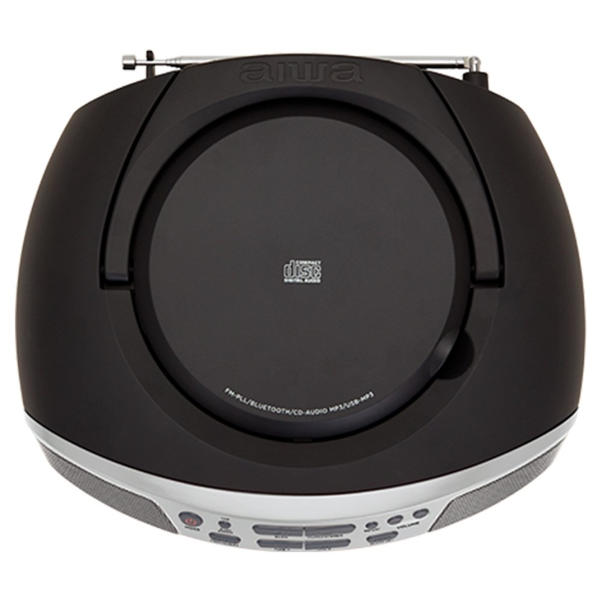 Портативная стереосистема Aiwa BBTU-400SL Аналоговая и цифровая 6 Вт FM Серебристый Воспроизведение MP3 – 5