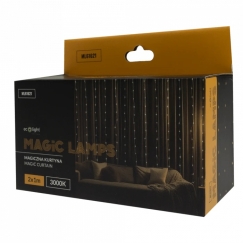 Eco Light Волшебная занавеска 200 LED 2 м x 1 м 3000 K, 5 В постоянный ток