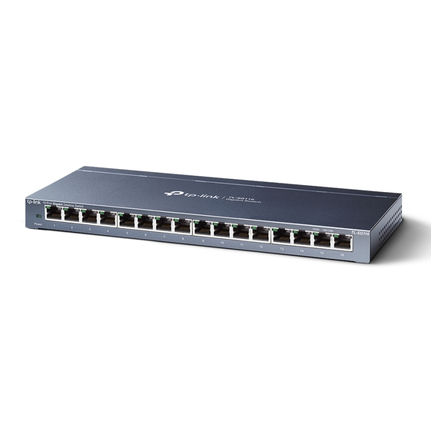 TP-Link TL-SG116 Неуправляемый Gigabit Ethernet (10/100/1000) Черный – 2