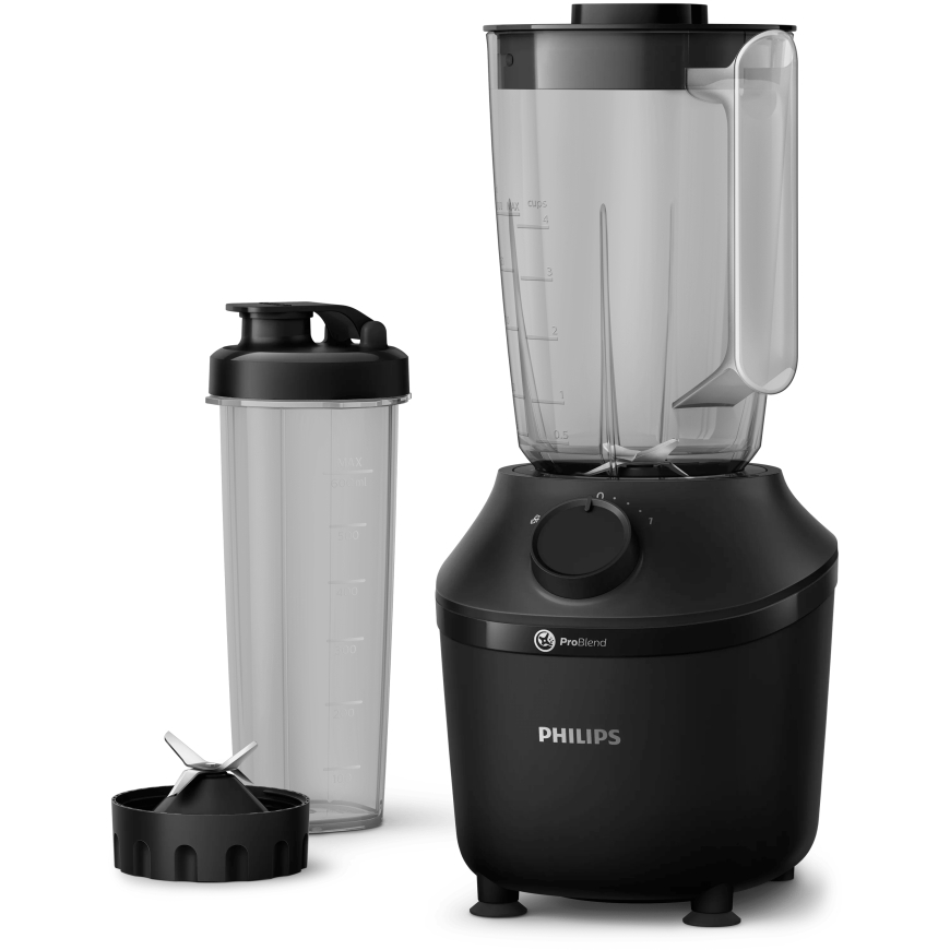 Philips 3000 series HR2041/41 blenderis 1 L Galdvirsmas blenderis 450 W Melns