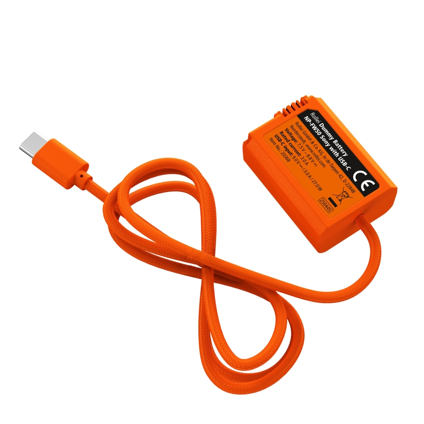 Rollei NP-FW50 USB-C dummy akumulators