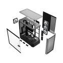 MODECOM Volcano Volcano AQ300 ARGB Midi Melns MODECOM Volcano Volcano AQ300 ARGB Midi Melns