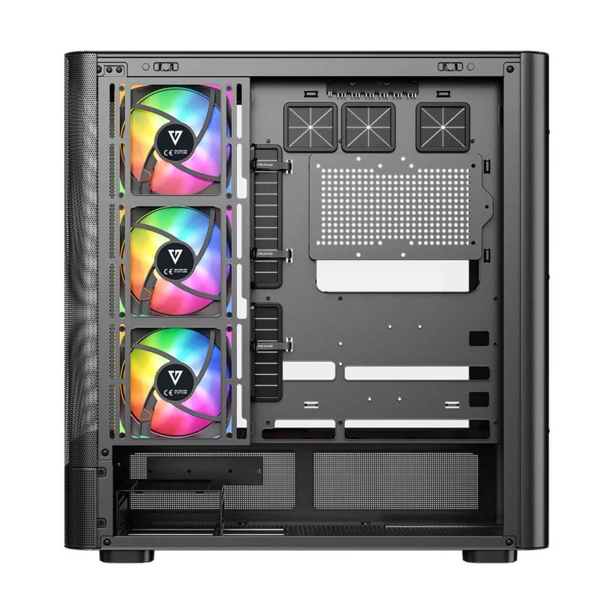 MODECOM Volcano Volcano AQ300 ARGB Midi Melns – 5
