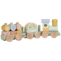 Little Dutch - wooden train | Safari Friends FSC Little Dutch - wooden train | Safari Friends FSC