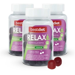 Диетическая добавка Best Diet Relax Ашваганда жевательные конфеты 60 шт.