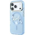 Karl Lagerfeld Script Logo MagSafe maciņš iPhone 18 Pro Max / 17 Pro Max zils Karl Lagerfeld Script Logo MagSafe maciņš iPhone 18 Pro Max / 17 Pro Max zils