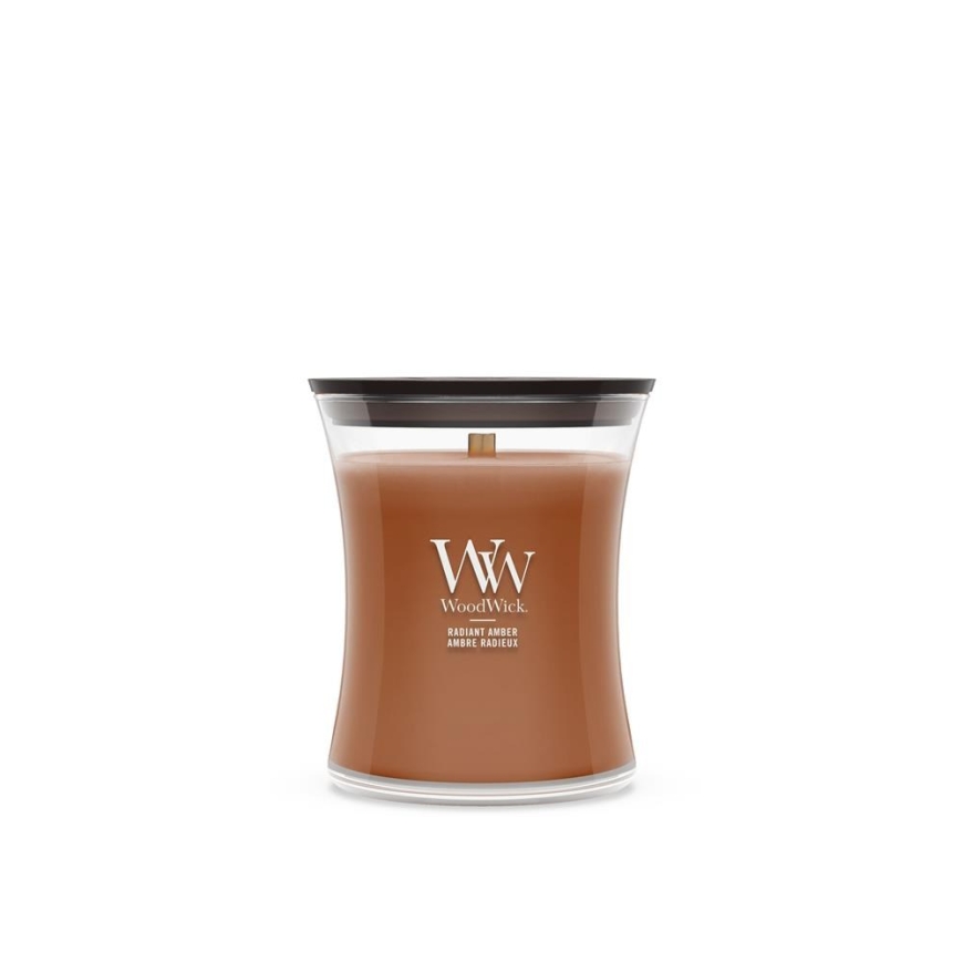 WoodWick Radiant Amber wax candle Cylinder Brown 1 pc(s)