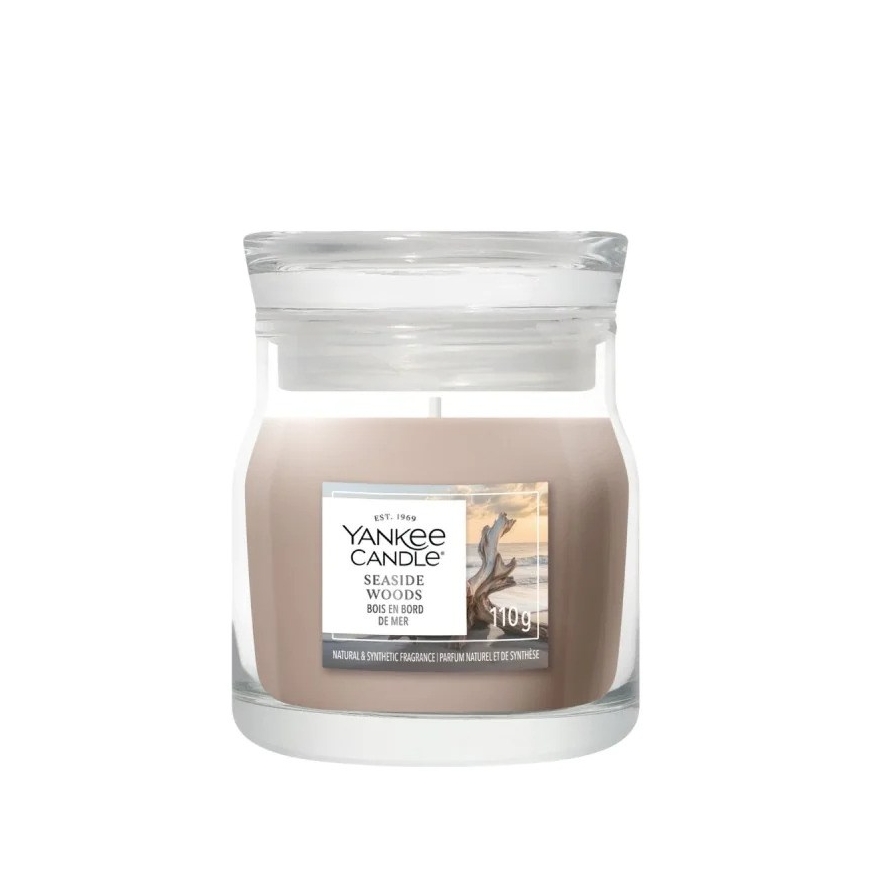 YANKEE CANDLE SEASIDE WOODS Scented Candle 110 g small