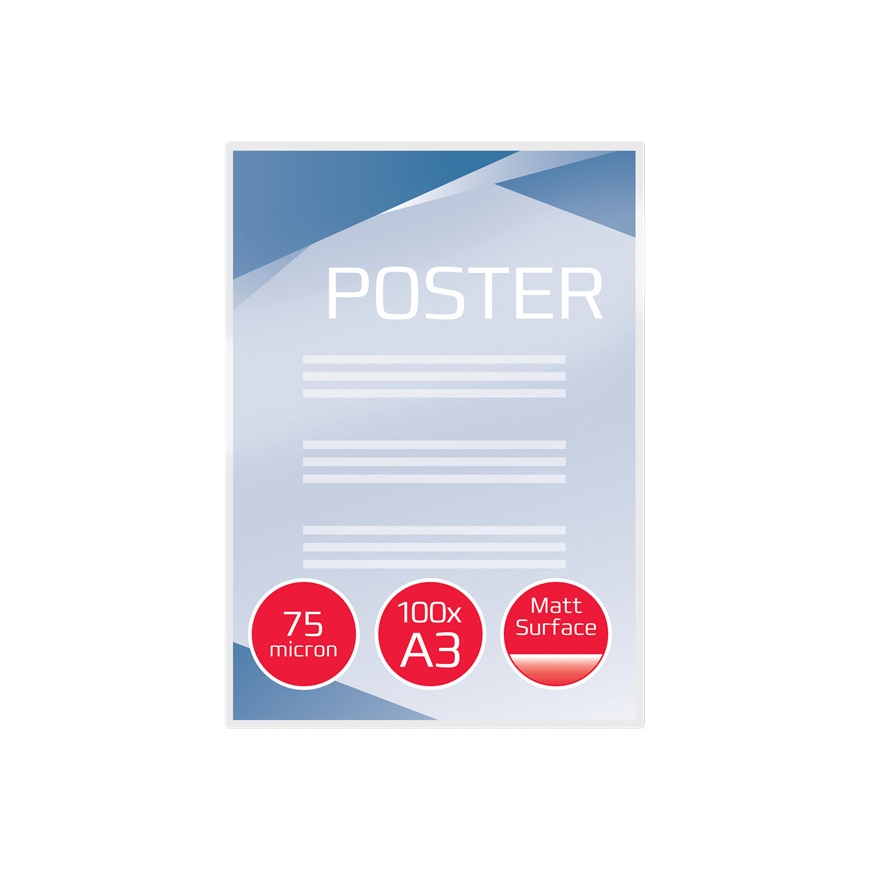 GBC A3 ламинирующий пакет, матовый, 150мкм/100шт
