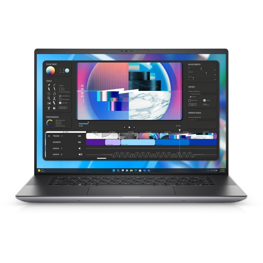 Dell Precision P16-56800024398SA i5-13600H 16" WUXGA AG 16GB SSD256 BT BLKB FPR W11P (REPACK) 2V uusi uudelleenpakattu – 2