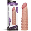 Lovetoy Add 2 Inch "Pleasure X Tender" Penis Sleeve with Soft Texture Lovetoy Add 2 Inch "Pleasure X Tender" Penis Sleeve with Soft Texture