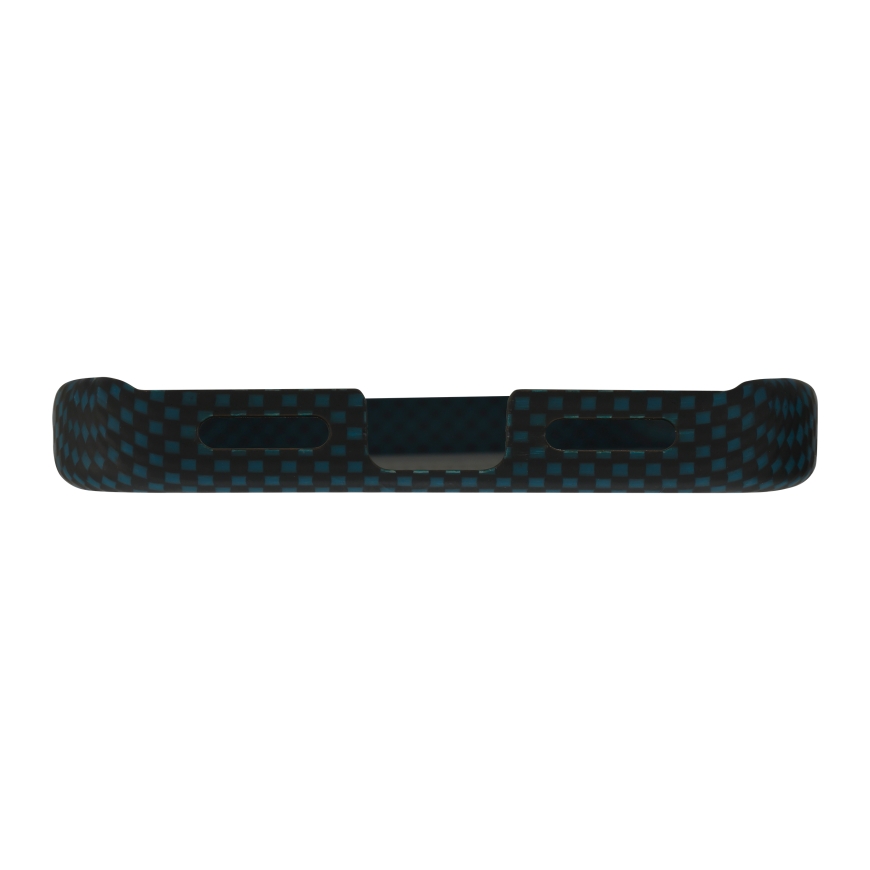 FoneKit Vectran-Kevlar Aramid Fiber MagSafe case, iPhone 18 Pro / 17 Pro, blue/black – 5