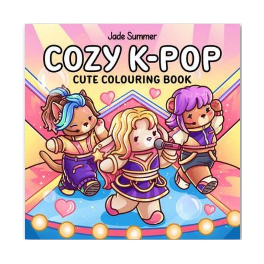 Cozy K-POP coloring book