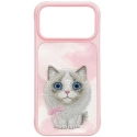 Чехол NIMMY case BIG EYED RAGDOLL для IPHONE 18 Pro/17 Pro розовый