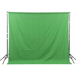 GlareOne Green Screen Fabric backdrop 3×3 m