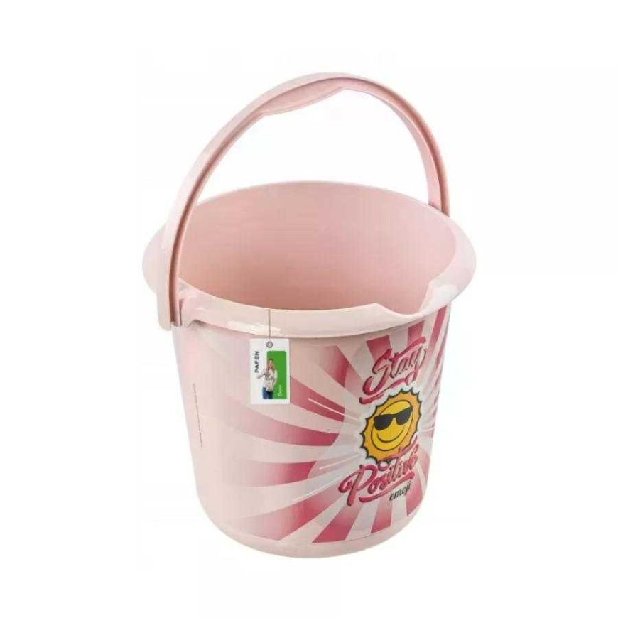 Keeeper "Emoji Stay Positive" Ø30x28cm 10L, pink – 2