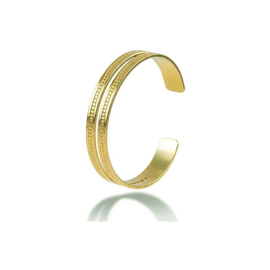 Victoria Walls Double Solid Bracelet „Aurevia Gold“ VWB260667G