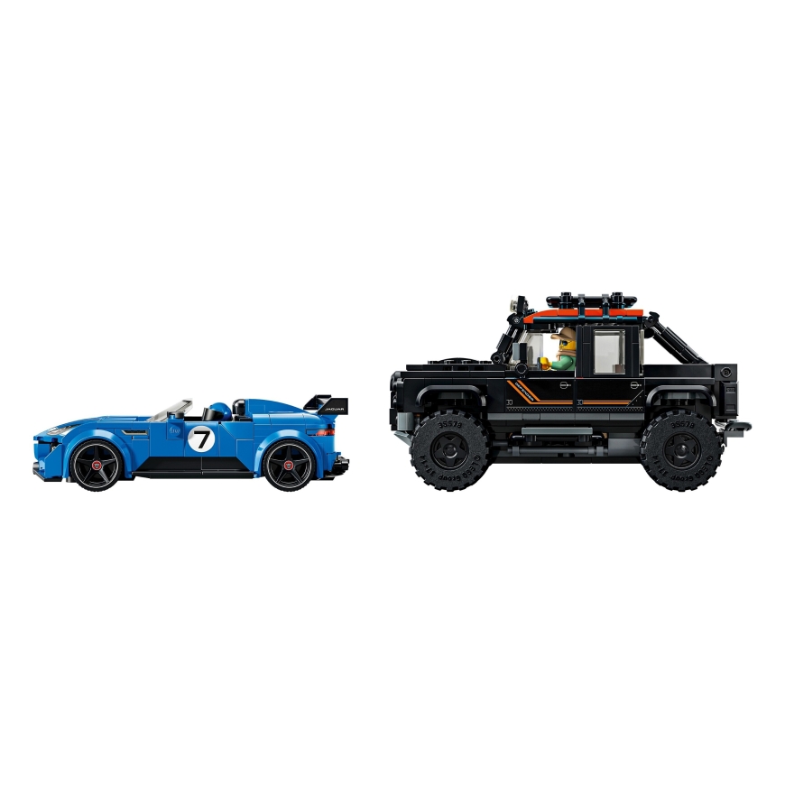 LEGO Speed Champions 77264 - Jaguar Project 7 ja Land Rover Defender – 4