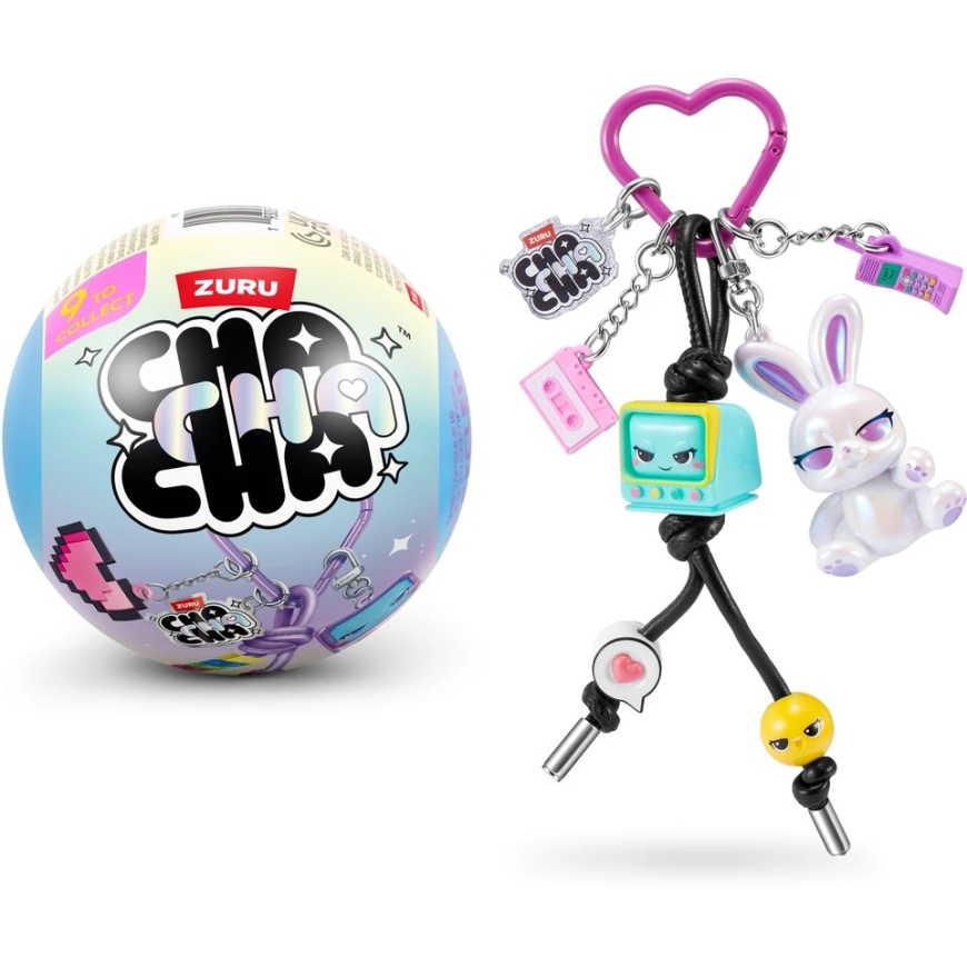 Zuru *****PIRKITE „CHA CHA Charms“ DIY atslēgu piekariņu, 24 gab., 17503 – 3