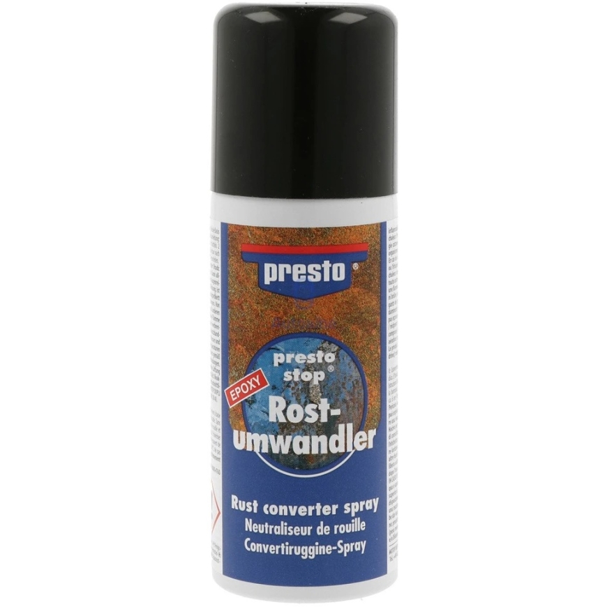 Rūsu pārveidotājs un metāla grunts PRESTO, brūngani dzeltens tonis, 400 ml