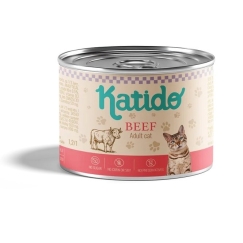 KATIDO Veiseliha - märg kassitoit - 200g