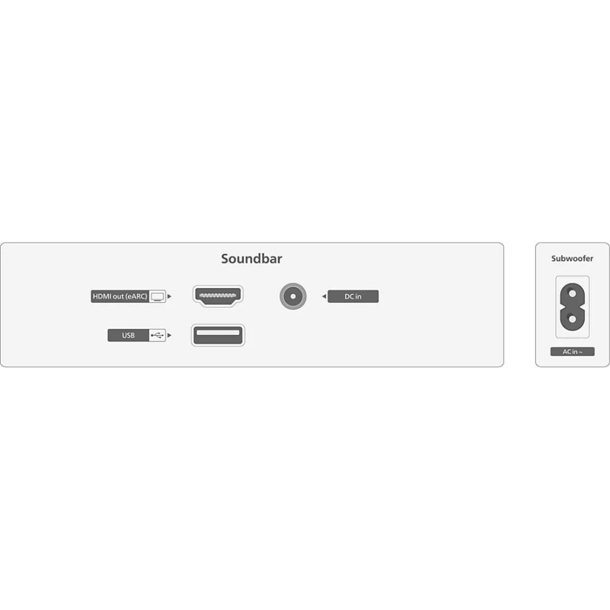 Philips TAB8301 3.1.2 Dolby Atmos Soundbar audio sistēma – 3