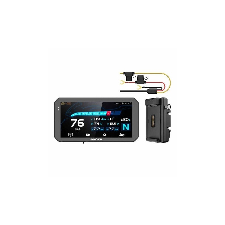 INNOVV N3 Kiire vabastamise Nutikdisplay Üks universaalne mootorratta displei kiire vabastamise kinnitusega, CarPlay, kaamerad j – 5