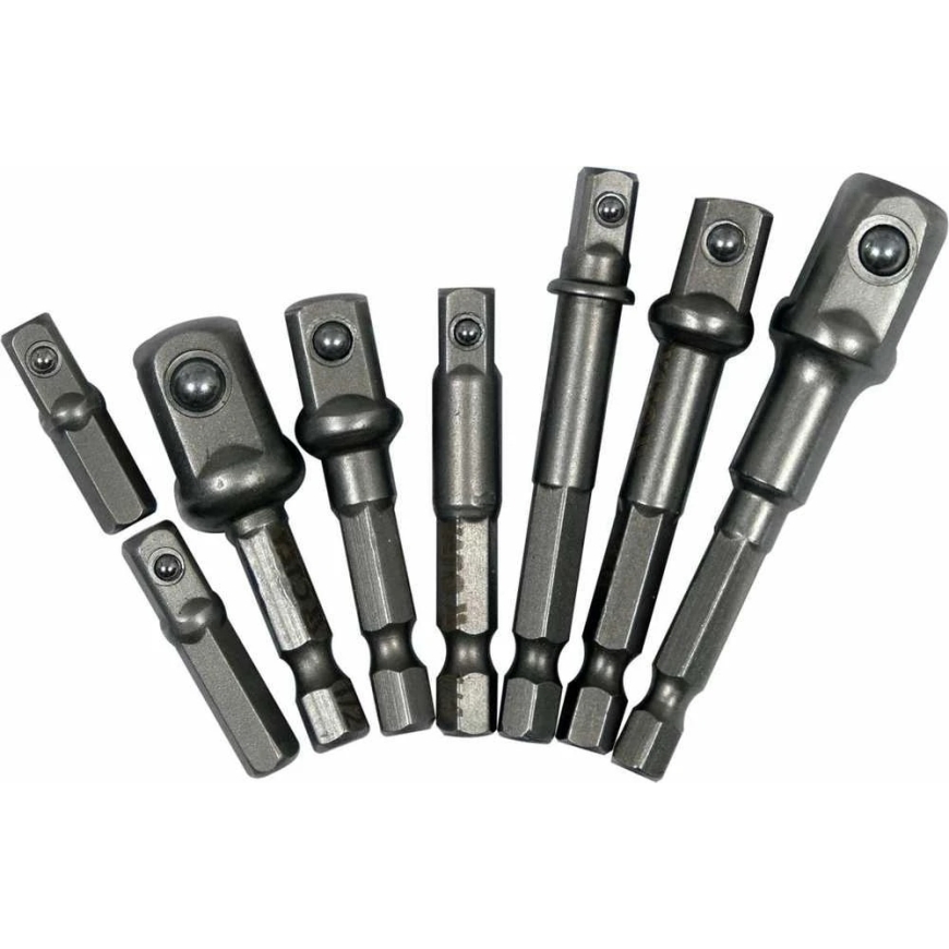 YATO Drill Set Hexagonal Socket Adapters, 8 pcs. – 4