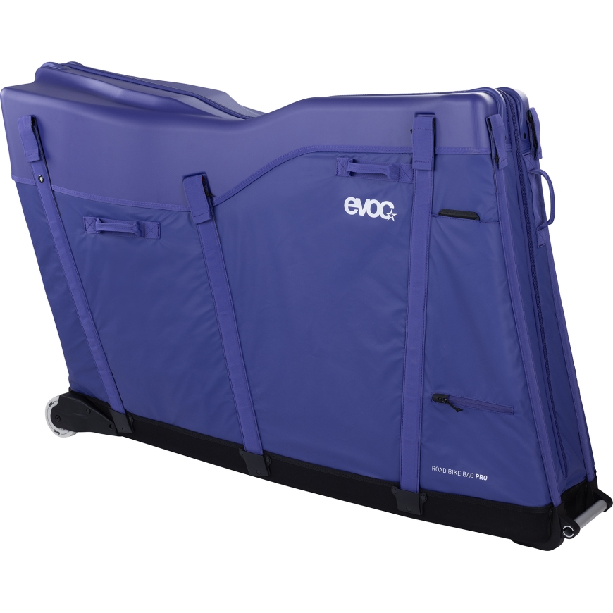 Evoc Road Bike Bag Pro velosipēdu pārvadāšanas soma, purpursarkana