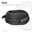 CLUB3D 15M Full-Feature USB-C® Cable / 49.21ft 8K60Hz 10Gbps 60W CLUB3D 15M Full-Feature USB-C® Cable / 49.21ft 8K60Hz 10Gbps 60W