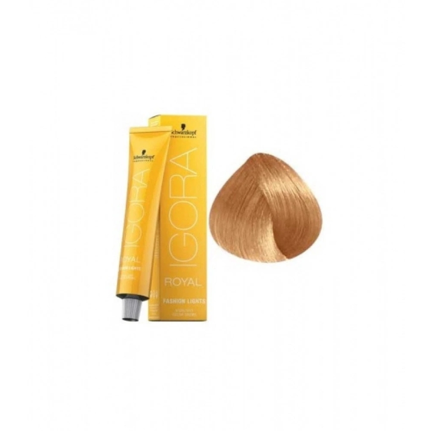 Schwarzkopf Professional Igora Royal pastāvīga matu krāsa, tonis: L-57 Zelta vara, 60 ml – 3