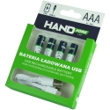 Plastrol Uzlādējama USB-C Akumulators, 750 mWh, 4xAAA Plastrol Uzlādējama USB-C Akumulators, 750 mWh, 4xAAA