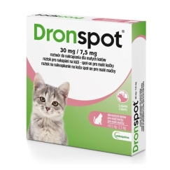 VETOQUINOL Dronspot - matolääkkeet kissoille 0,5-2,5 kg