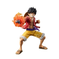 BANPRESTO RENGINIŲ IŠIMTINIS GRANDISTA ONE PIECE - MONKEY. D. LUFFY METALINIS SPALVA.