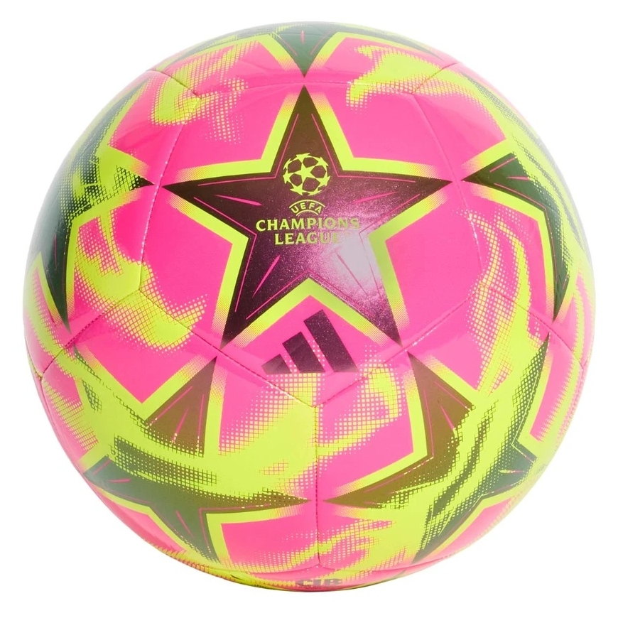Futbolo kamuolys adidas UCL Club 26/27 League Stage rožinė-geltona KE9760 (4)