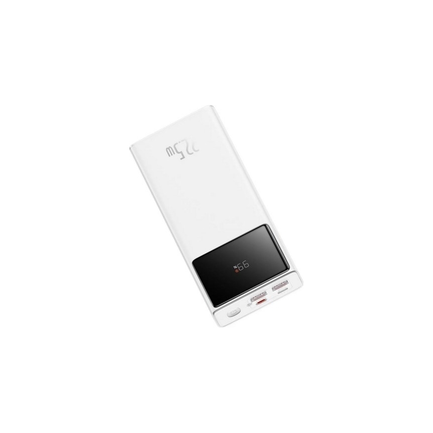 Baseus EnerFill FP41 Powerbank 22.5W USB-A - USB-C 30000 mAh Baltas – 4