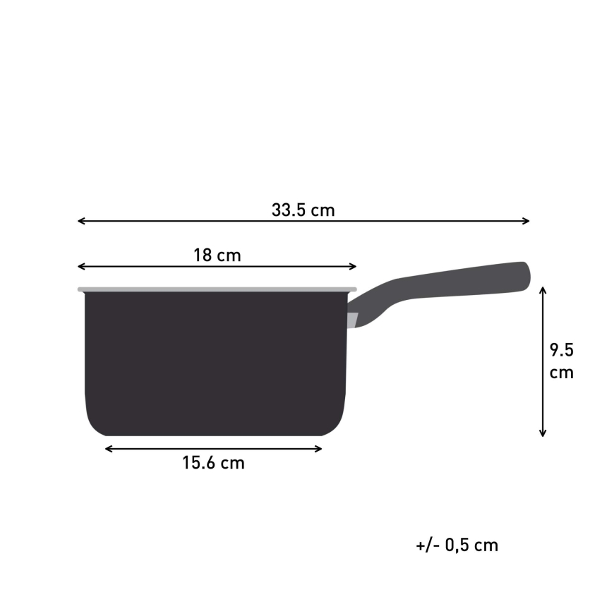 Tefal Nordica puodas 16 cm / 1,7 L, nerūdijančio plieno – 5