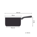 Tefal Nordica puodas 16 cm / 1,7 L, nerūdijančio plieno Tefal Nordica puodas 16 cm / 1,7 L, nerūdijančio plieno