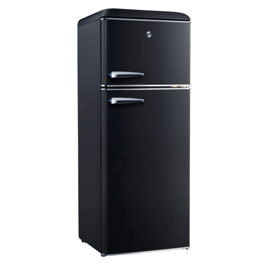 Ströme RJ215C/01BL amerikietiškas šaldytuvas, juodas – 2