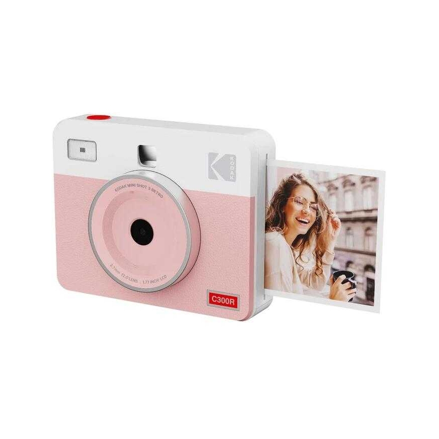 Kodak Mini Shot 3 Ретро Розовый