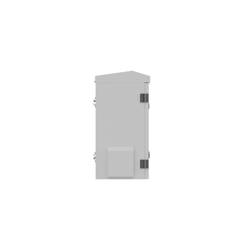 Lanberg WAH1-3450-00S 10" pie sienas uzmontējams hermētisks IP55 sienai/pole uzstādīšanai 340x250x500 pelēks (sastādīts) – 4