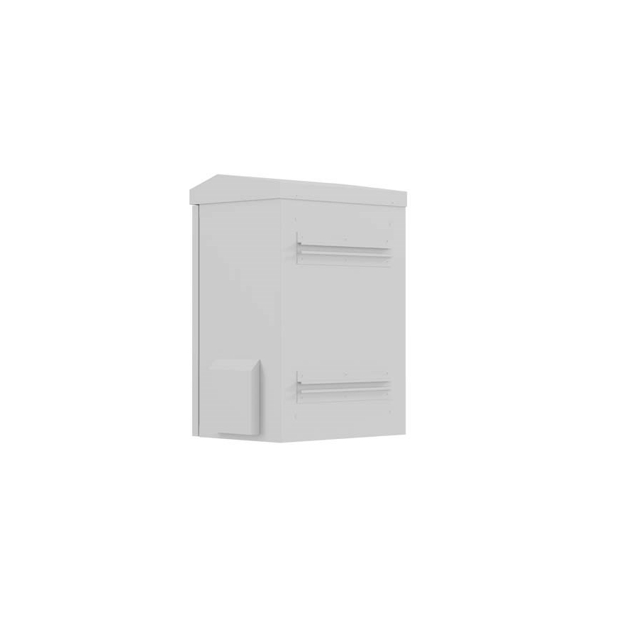 Lanberg WAH1-3450-00S 10" wall-mounted Rack cabinet hermetic IP55 for wall/pole mounting 340x250x500 grey (assembled) – 5