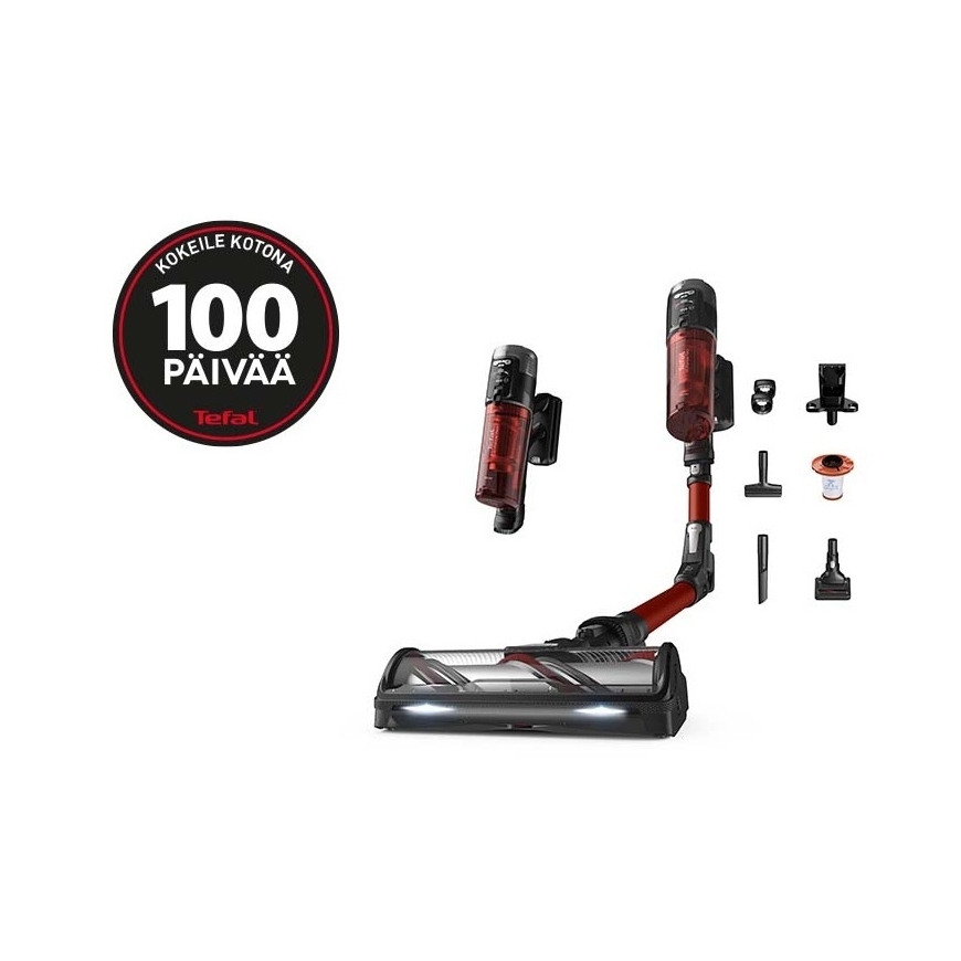 Tefal X-Force Flex 13.60 Animal rokas putekļsūcējs, sarkans