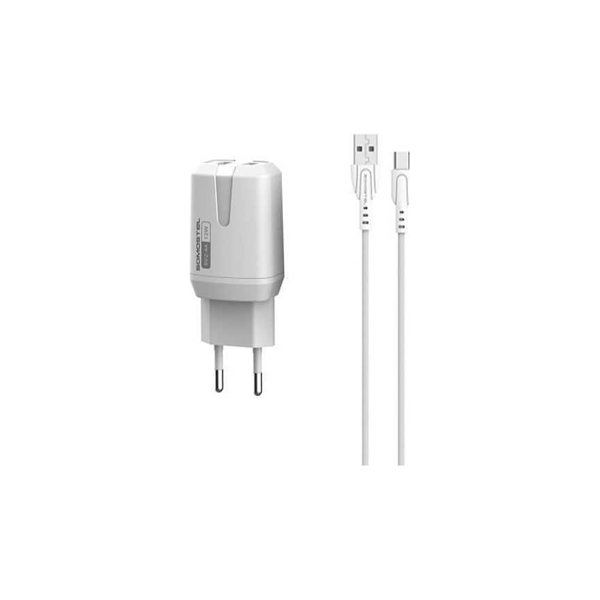 SOMOSTEL SMS-A139 2.4A Baltas
